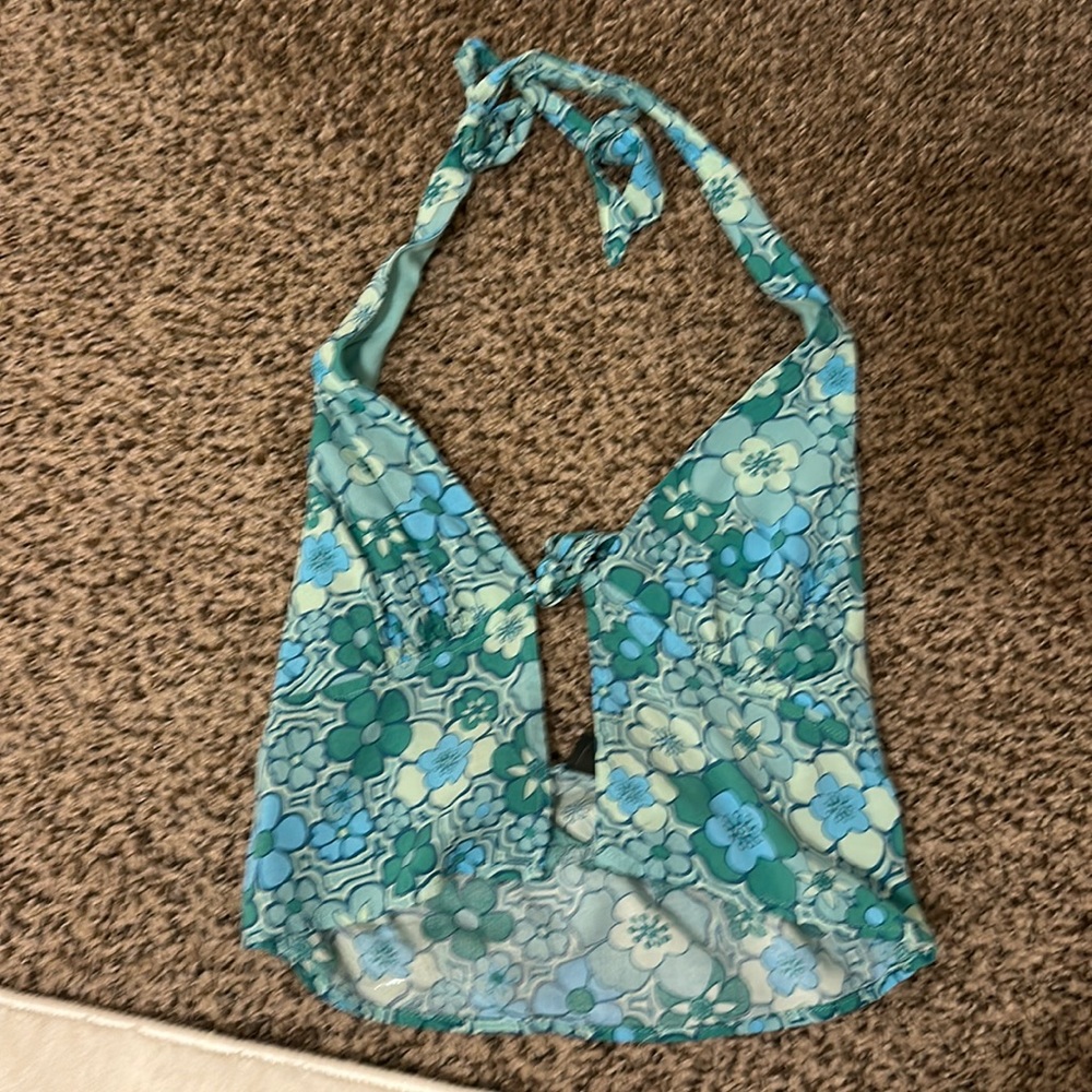 XS Wild Fable Floral Patterned Halter